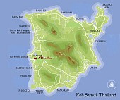 Samui Island thumb map